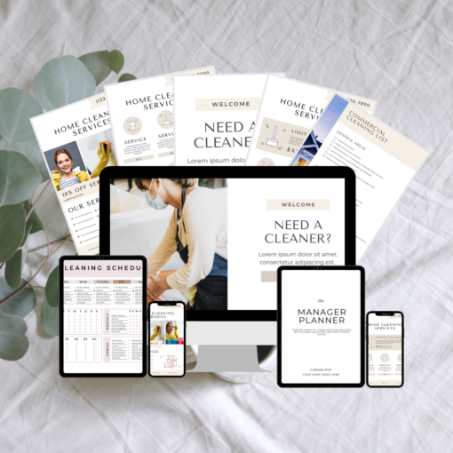 Cleaners Business Template Pack